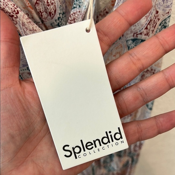 Splendid Gisella Printed Tie-Waist Maxi Dress - Picture 10 of 11